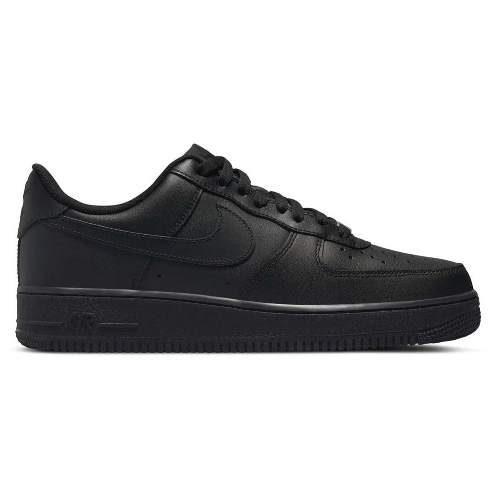 Nike Air Force 1 Low '07 Triple Black Mens Size 9.5 Black Sneaker CW2288-001 NEW